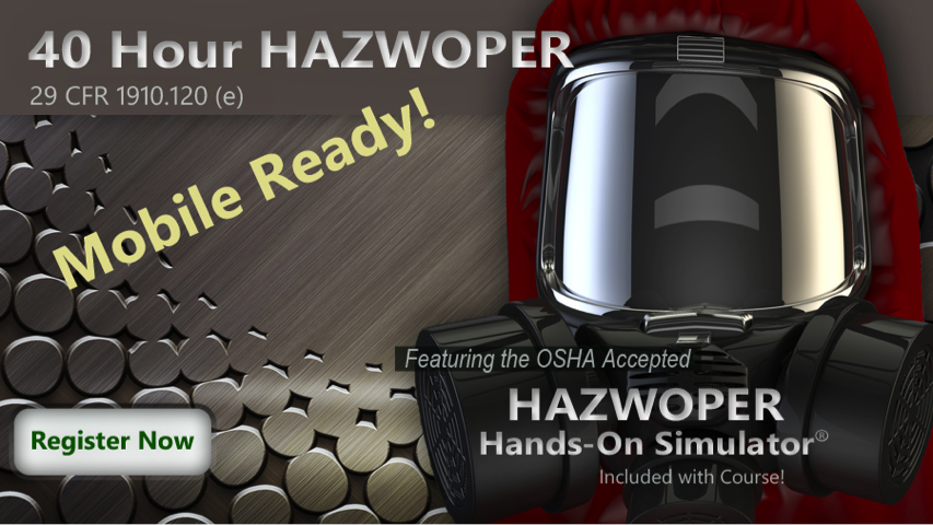 a mobile ready hands on Hazwoper simulator is available