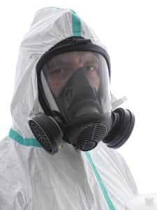 Man wearing ppe