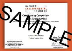 Sample Certificate