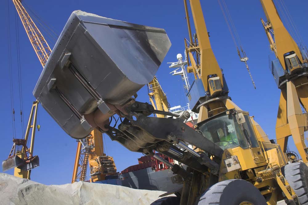 back hoe used in construction